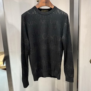 华斯度VASTO男装 22F072251专柜2685 秋冬羊毛休闲圆领百搭羊毛衫