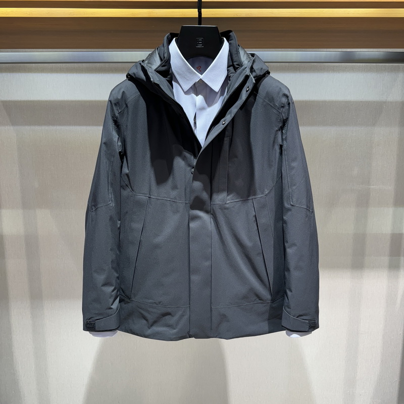 博斯绅威BOSSsunwen秋冬男装休闲连帽羽绒服夹克外套144335517680