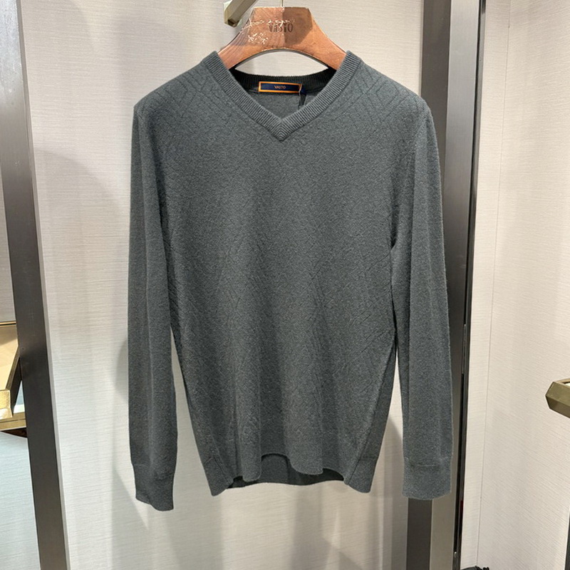 华斯度商务V领百搭秋冬羊毛衫