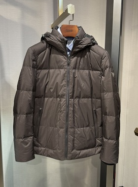 华斯度VASTO秋冬款商务休闲连帽鸭绒羽绒服22E201102专柜4686
