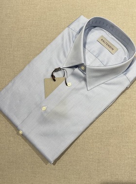 卡尔丹顿男装春夏款商务休闲纯棉短袖衬衫KBBS53014CAN1专柜1980