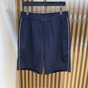 博斯绅威BOSSsunwen男装春夏商务直筒针织休闲短裤151238865890