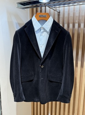 卡尔丹顿男装秋冬新款商务休闲针织西服KCBW21239OAB1专柜3980