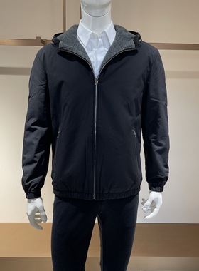 卡尔丹顿20秋冬翻领拉链休闲棉衣棉服外套KABW45517专柜4680