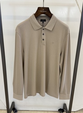 Hechter/丹尼爱特秋冬款商务休闲翻领长袖T恤DT41802专柜2990HC