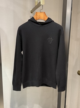 华斯度VASTO男装秋冬休闲连帽套头羊毛衫42F072181吊牌2985