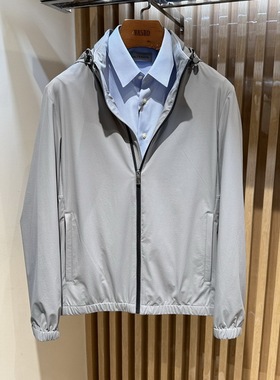 卡尔丹顿男装25春夏新款连帽休闲夹克外套AFAS15103FAG2专柜4980