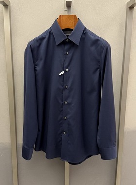 卡尔丹顿男装秋冬商务休闲纯羊毛长袖衬衫衬衣KEAS13519专柜4680