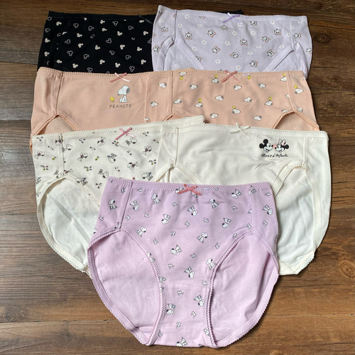外贸纯棉少女内裤包臀不夹PP 棉质中腰女孩三角裤女内裤舒适底裤