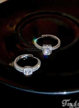 大颗锆石戒指韩国东大门饰品戒指