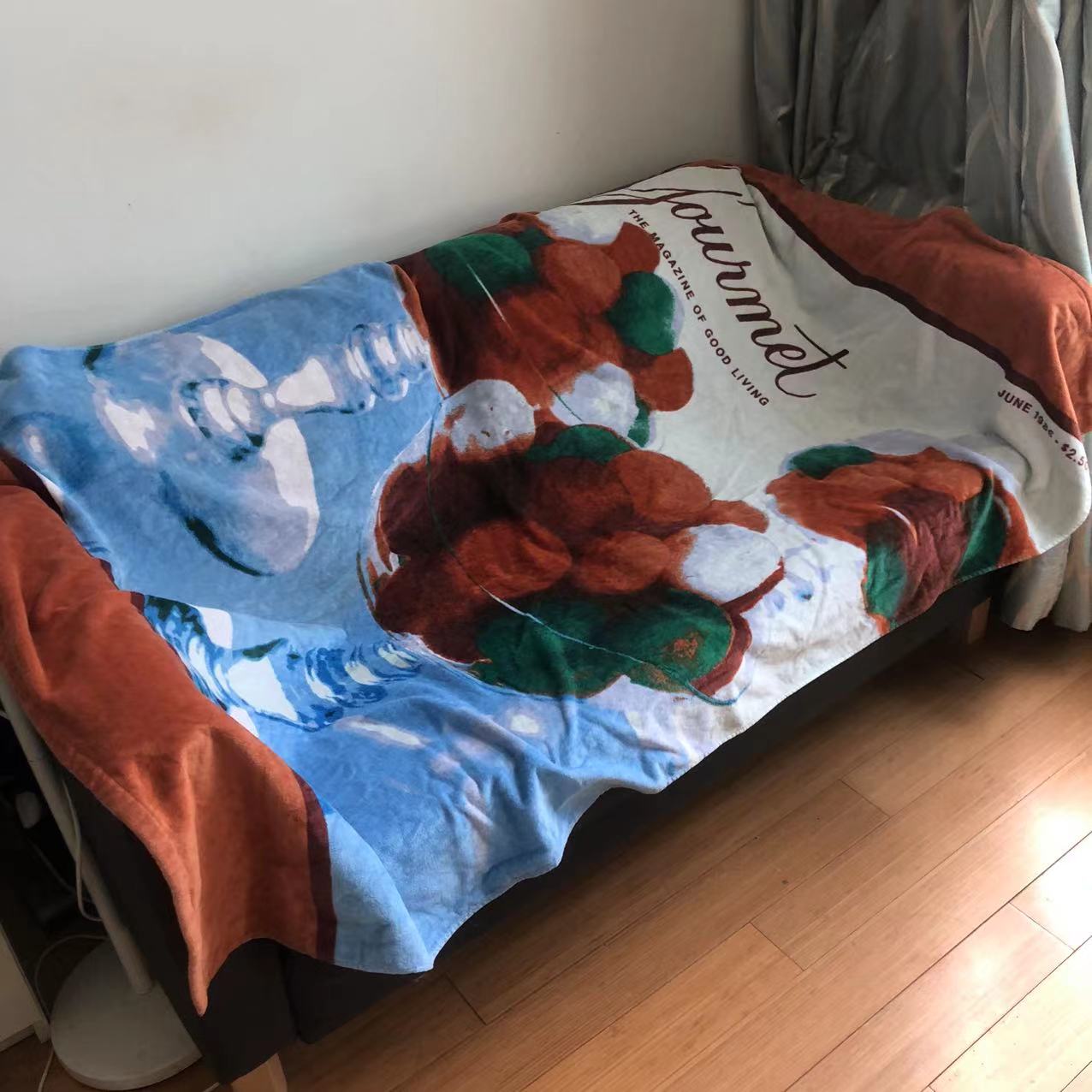 外贸清仓纯棉蓬松割绒浴巾