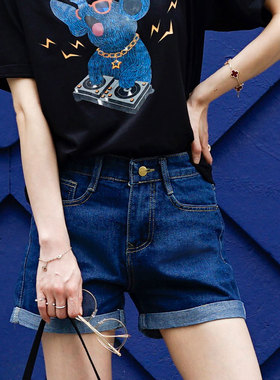 牛仔短裤显瘦百搭吴昕小飞象Ailes d orfy百搭2023夏季新款