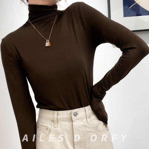 堆堆领长袖打底衫AilesdOrfy