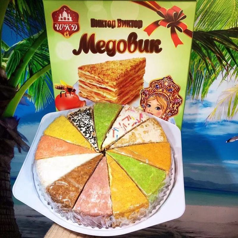 俄罗斯风味奶油提拉米苏蛋糕包邮