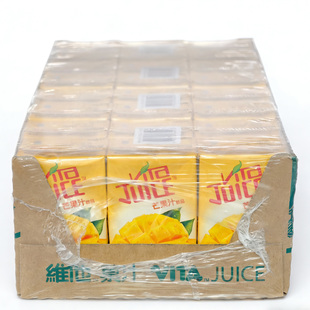清爽解渴果汁果味盒装 饮品 夏季 维他Vita芒果汁小饮料250ml港版