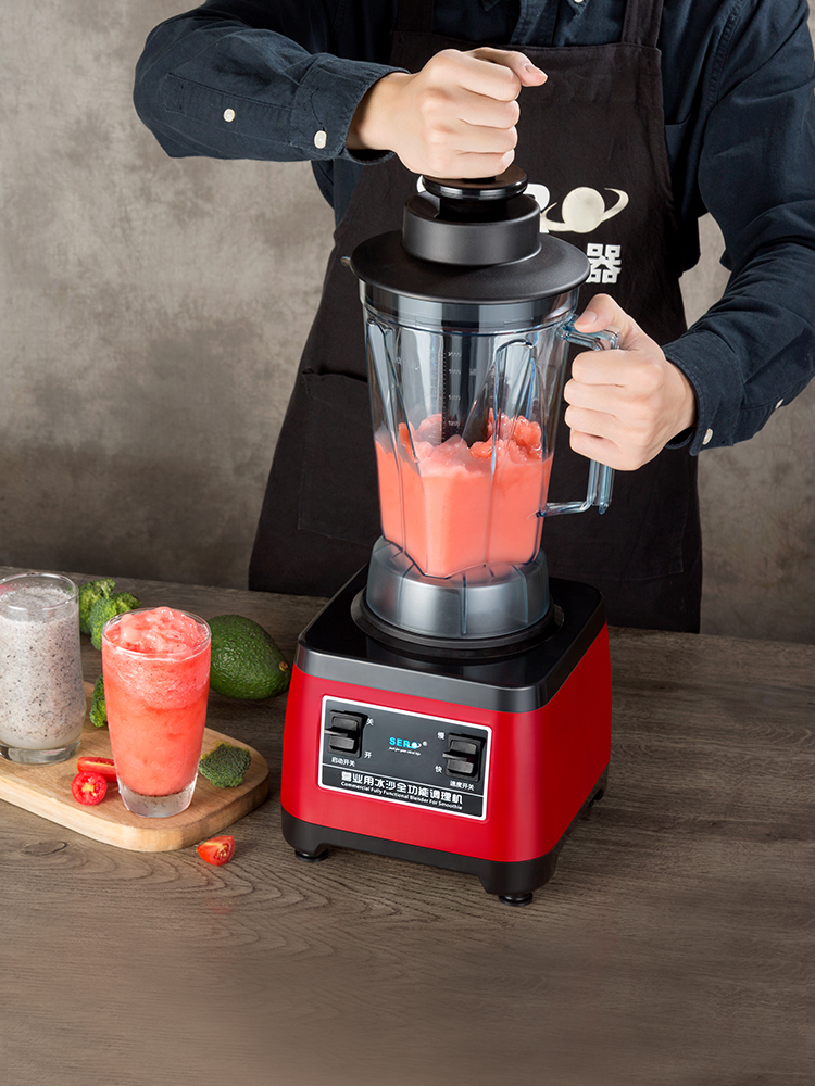 Sano Sj-M302冰沙机商用奶茶店果汁机碎冰刨冰奶昔家用豆浆冰沙机