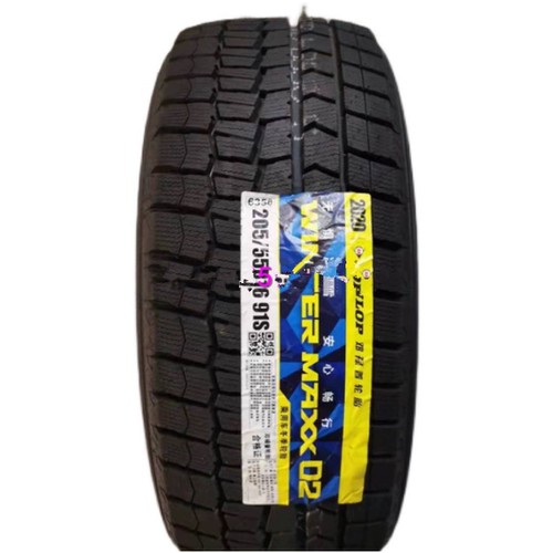 25年产邓禄普雪地轮胎205/55R16 WM02冬季防滑轮胎215/225/235