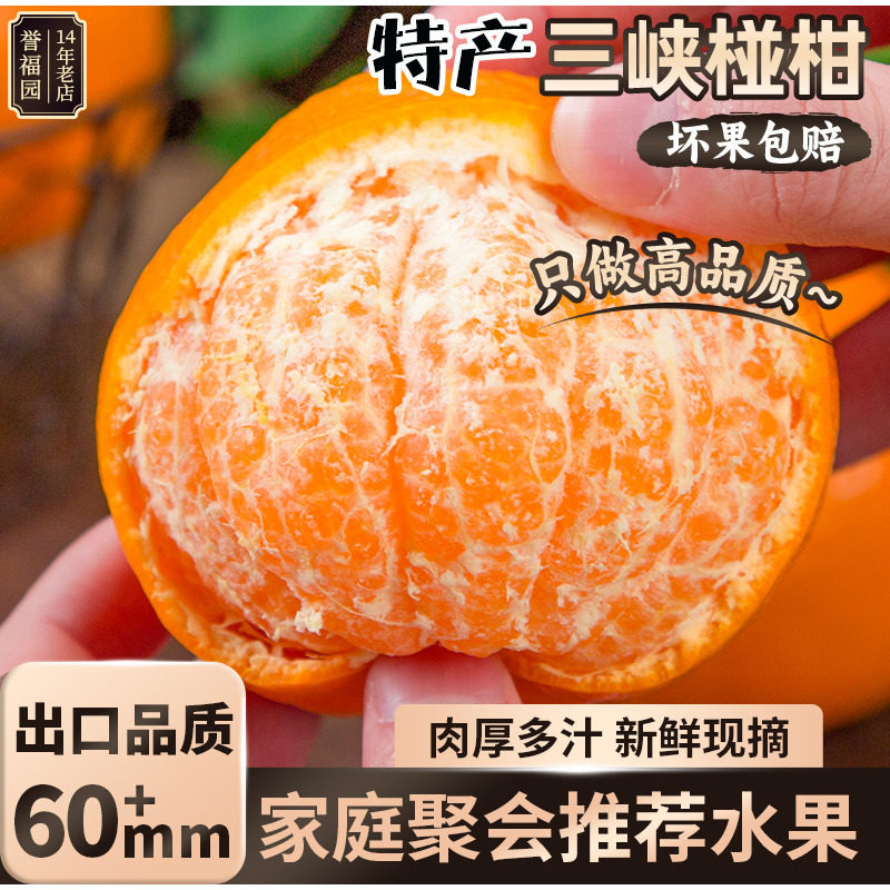 9块一箱，三峡的橘子 4.5斤的规格 是60-90mm的大果 - 线报酷