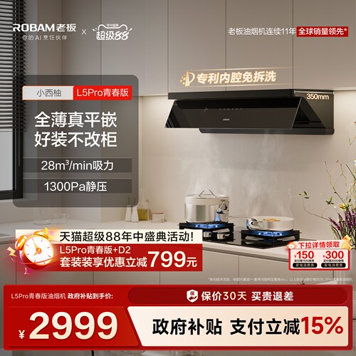 老板小西柚L5Pro青春版顶侧一体