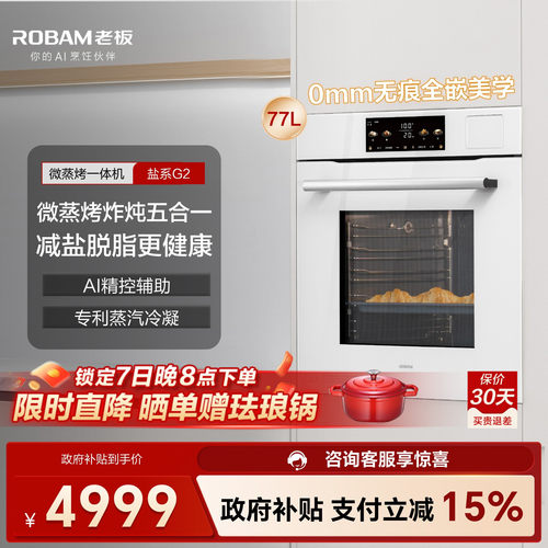 老板大容量微蒸烤炸炖