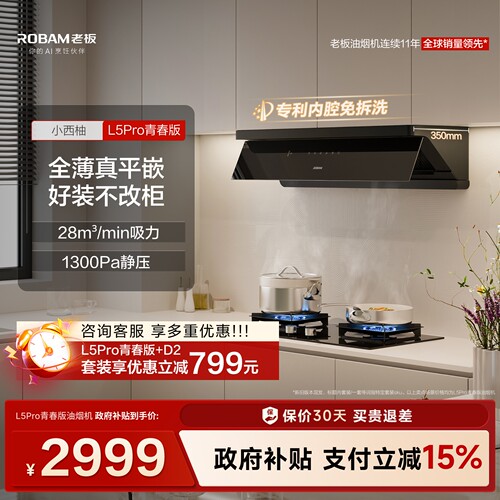 老板小西柚L5Pro青春版顶侧一体