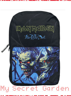 现货 IRON MAIDEN Fear Of Dark Backpack英國官方背包袋双肩書包