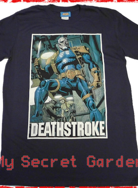 現貨DEATHSTROKE Justice League正义联盟丧钟英國官方T恤DC漫画