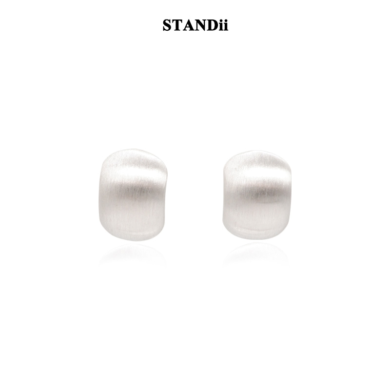 STANDii冷淡风小方块耳钉