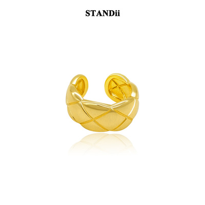 STANDii女菱形戒指高级感
