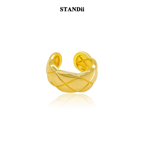 STANDii女菱形戒指高级感
