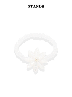 STANDii手作 原创设计感手工珠串花花戒指简约气质百搭INS