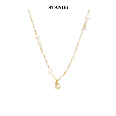 STANDii高级感星月珍珠项链