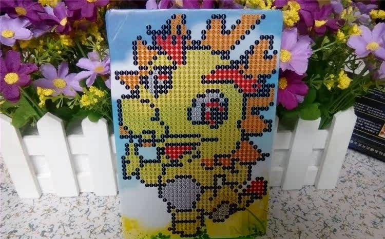 diy钻石画儿童简单可爱贴钻花 十二生肖龙卡通动漫砖石秀迷你批发