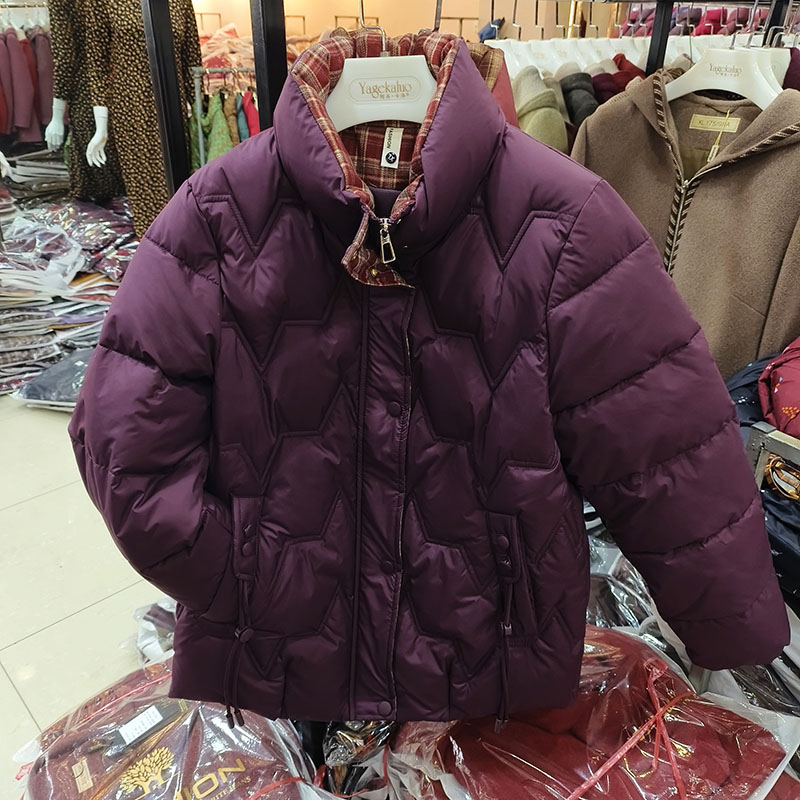 正品馨克丽9719保暖棉衣冬季棉袄