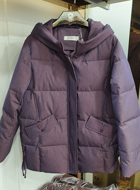 商场发货加厚不跑绒中老年羽绒服2025冬季新款妈妈装白鸭绒福太太