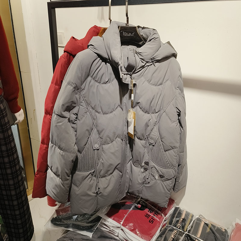 正品8803妈妈冬装羽绒服洋气高贵