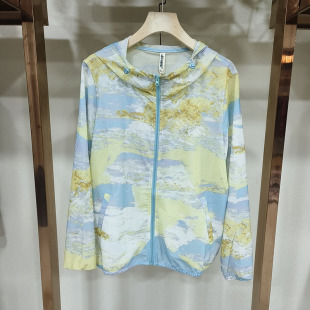 寬松連帽印花大碼 衣之莊園2025夏裝 防曬衣服外套冰爽衣女22512083