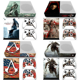 侠士xbox one s贴纸游戏机身保护膜 创意贴纸保护膜贴膜sticker