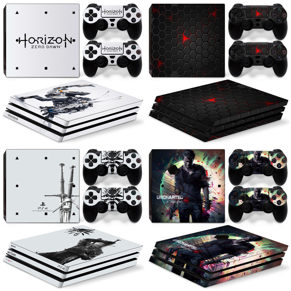 PS4 Pro游戏机主机全身彩贴 炫彩贴 时尚贴 海贼王Horizon 贴膜