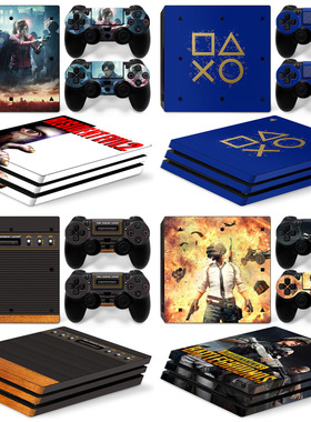 PS4 Pro游戏机主机全身彩贴 贴纸Resident evil devil may cry 5