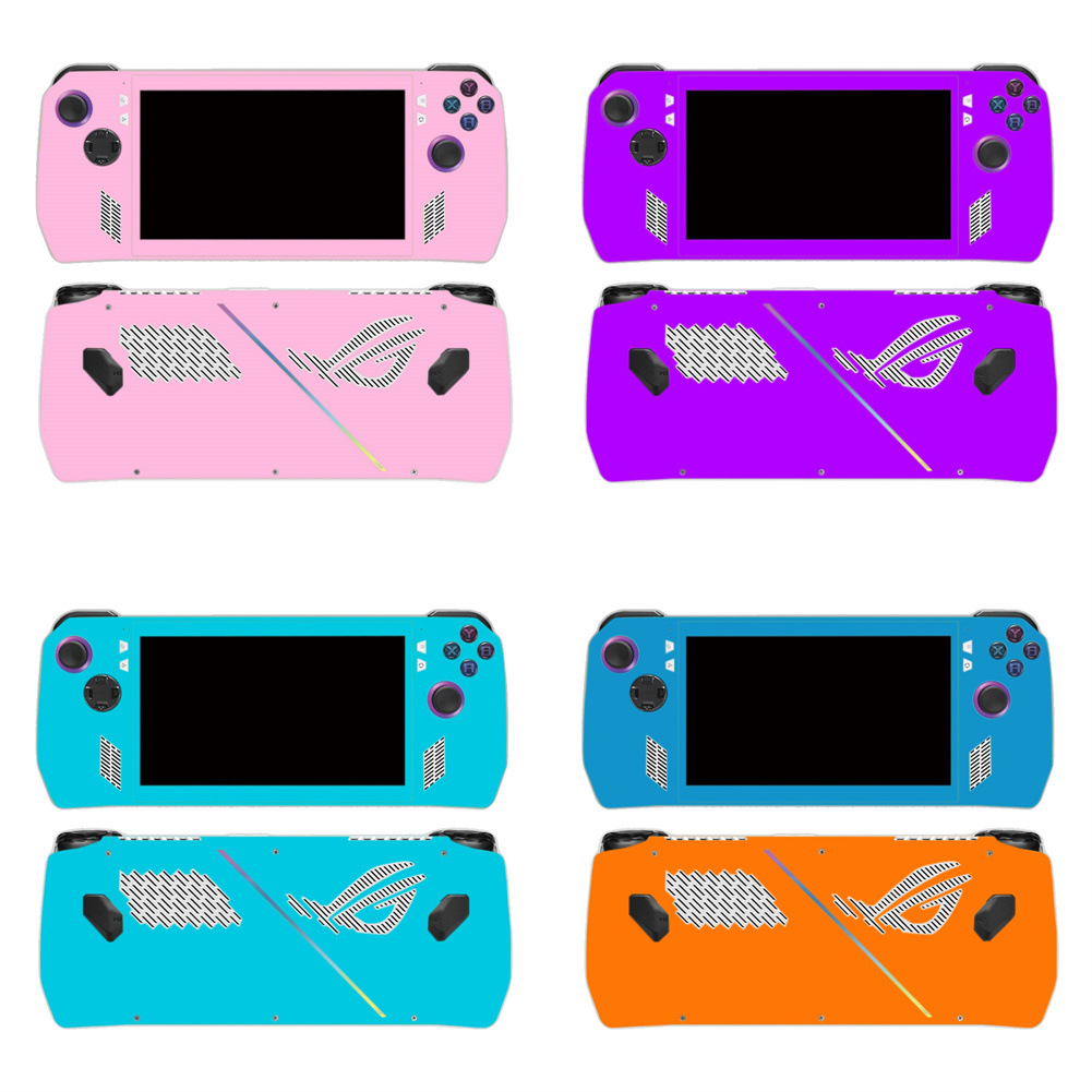 适用asus rog ally skin sticker堂机贴膜贴纸保护膜纯色糖果色贴