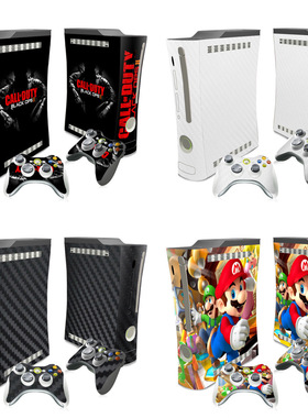 xbox360游戏机全身贴纸 防刮贴纸 可反复粘贴 贴纸 贴膜 skin