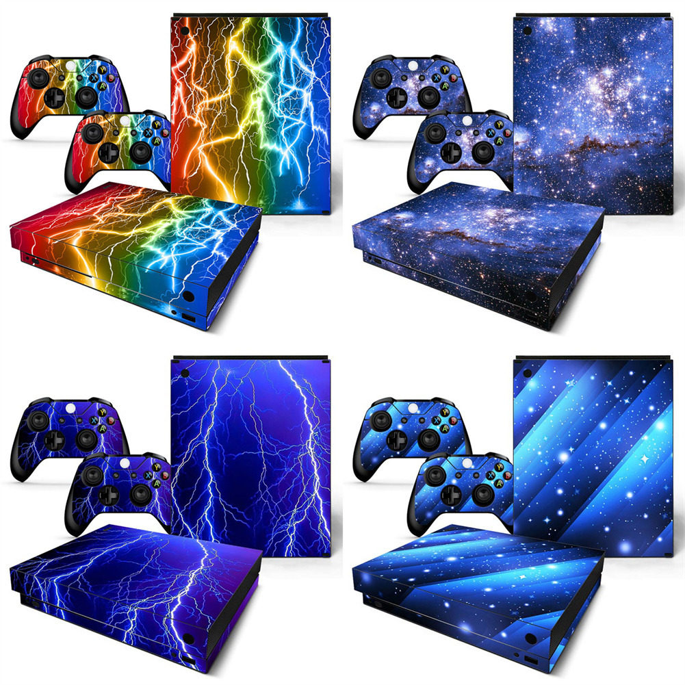 XBOX one x贴纸 炫酷个性彩贴 星空 starry sky 手柄贴膜 保护膜图片