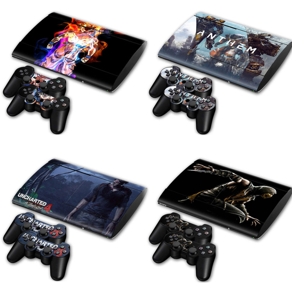 ps3 super slim 4000 skin游戏机机身贴纸 贴膜 ANTHEM英雄保护膜