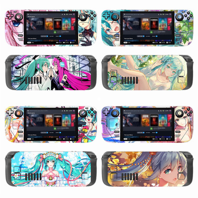 Steam Deck 亚马逊跨境 游戏机保护贴纸skin sticker卡通贴