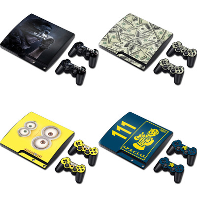 游戏机PS3 Slim全身贴纸游戏机贴膜保护贴手柄主机个性化动漫贴纸