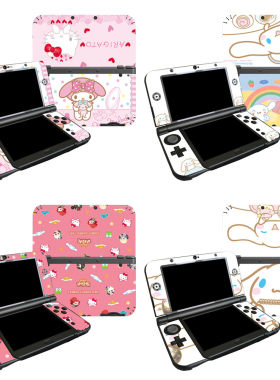 New 3ds ll xl 全身贴纸 Skin Sticker 游戏主机炫彩贴 机身贴膜