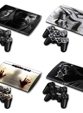 ps3 super slim 4000 skin无痕贴纸 贴膜 ps3 超薄机机身贴纸skin