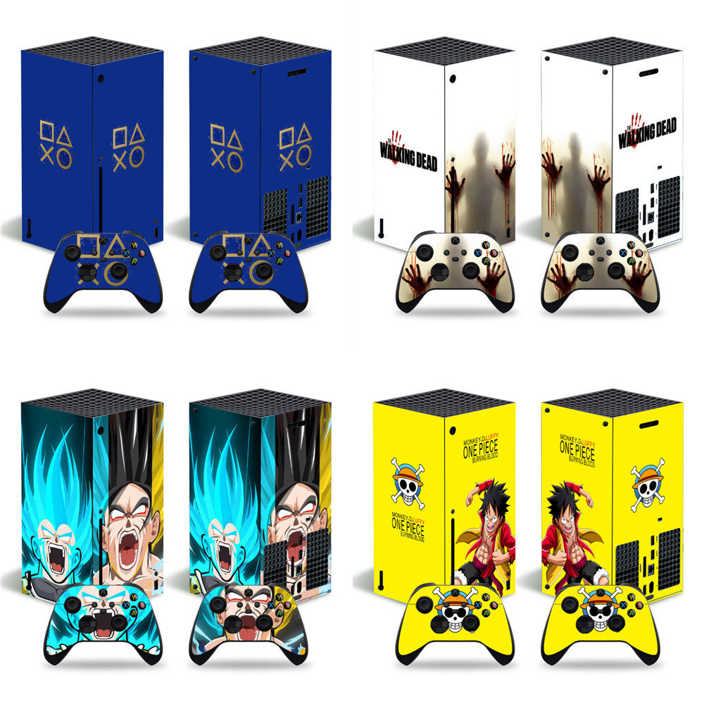 XBOX Series x 游戏机全身贴纸 XSX卡通创意  Skin Sticker手柄贴