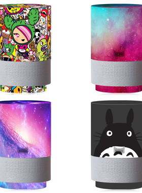 适用天猫精灵X1智能音箱耳机贴纸 个性小批量 保护膜sticker